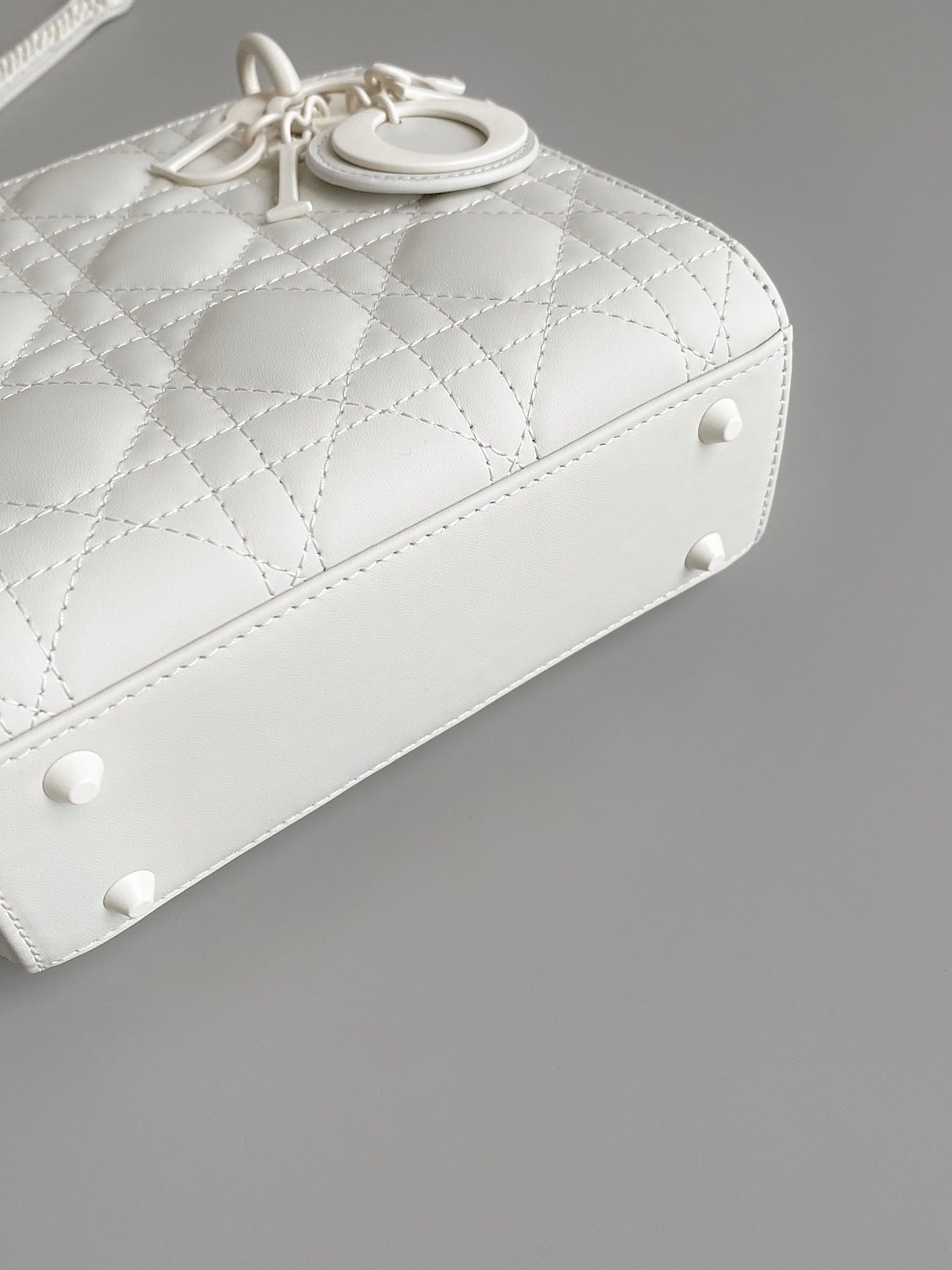 MINI LADY 17 MY ABC WHITE LAMBSKIN