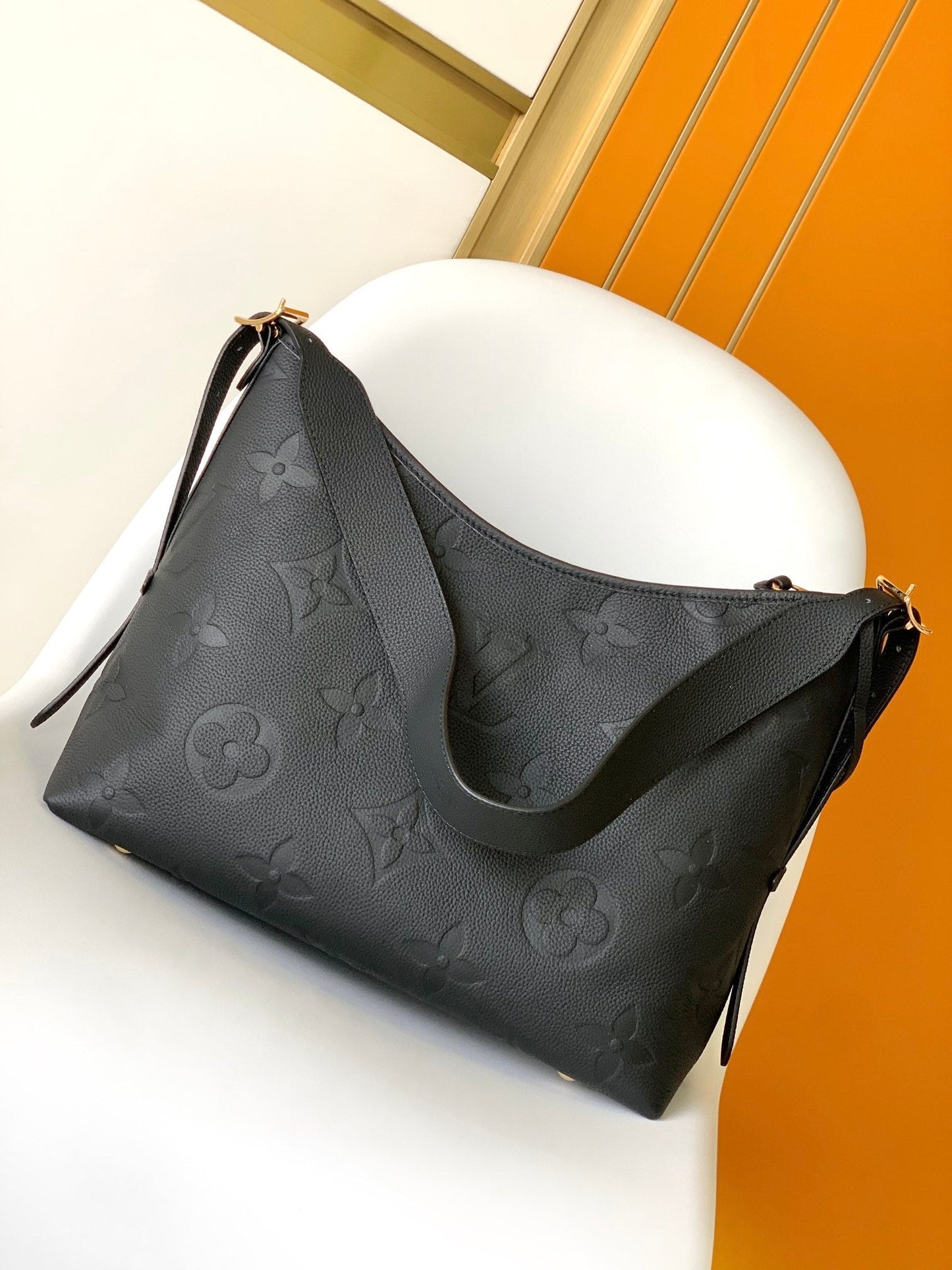 CARRYALL MM 30 BLACK GRAINED COWHIDE LEATHER