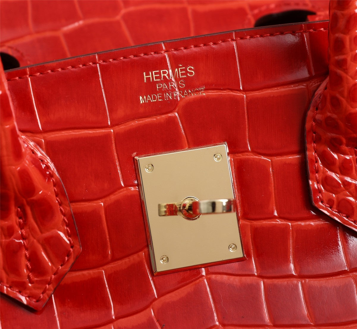 HM BIRKIN BAG 25 ALLIGATOR MOTIF CANDY CALFSKIN