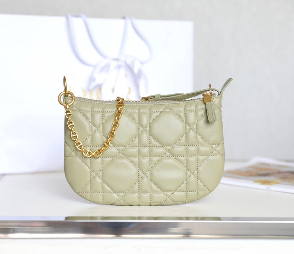 MINI CARO BAG 25 IN BEIGE LAMBSKIN