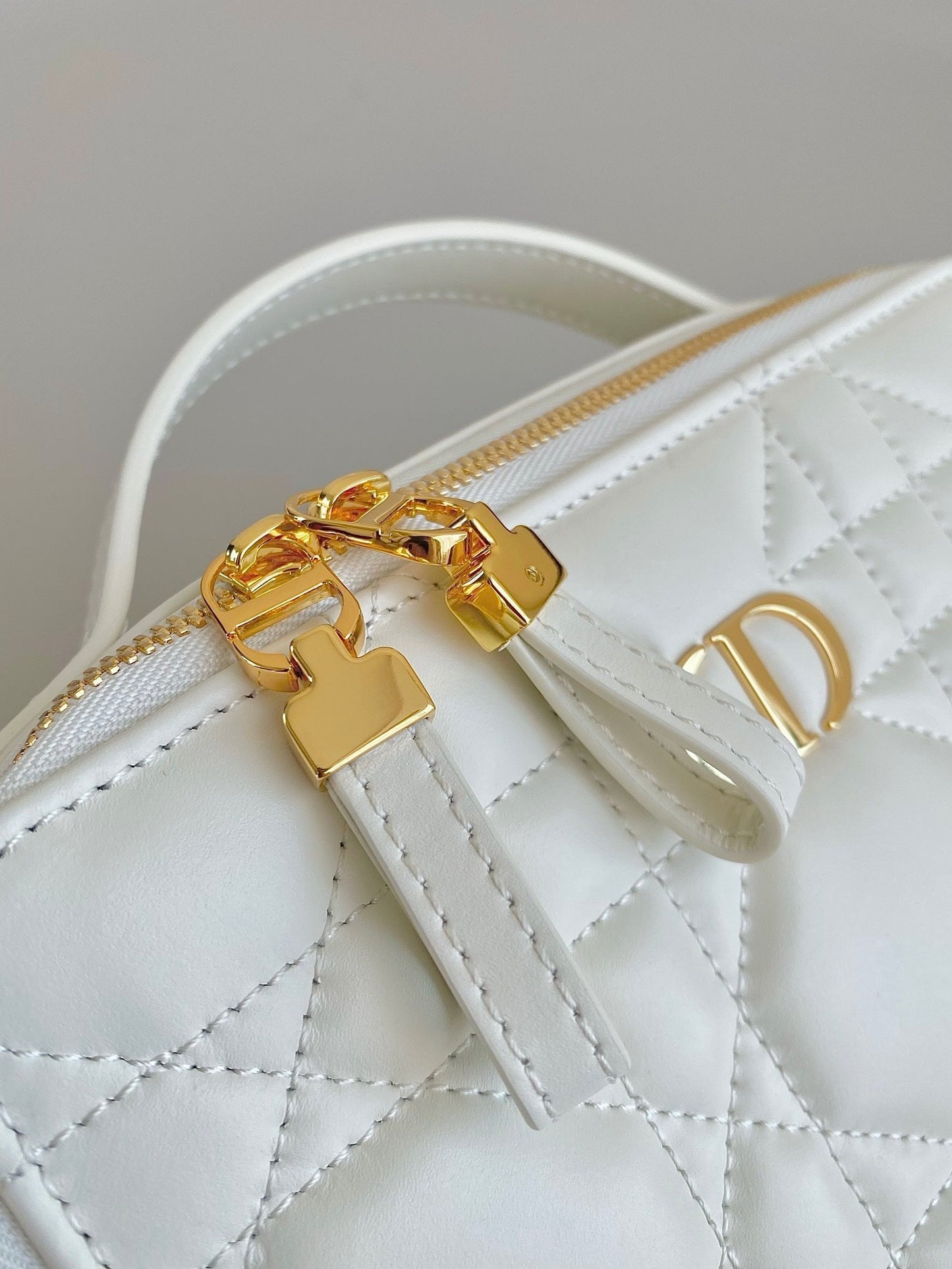 CARO 18 CAMERA BAG IN WHITE CALFSKIN