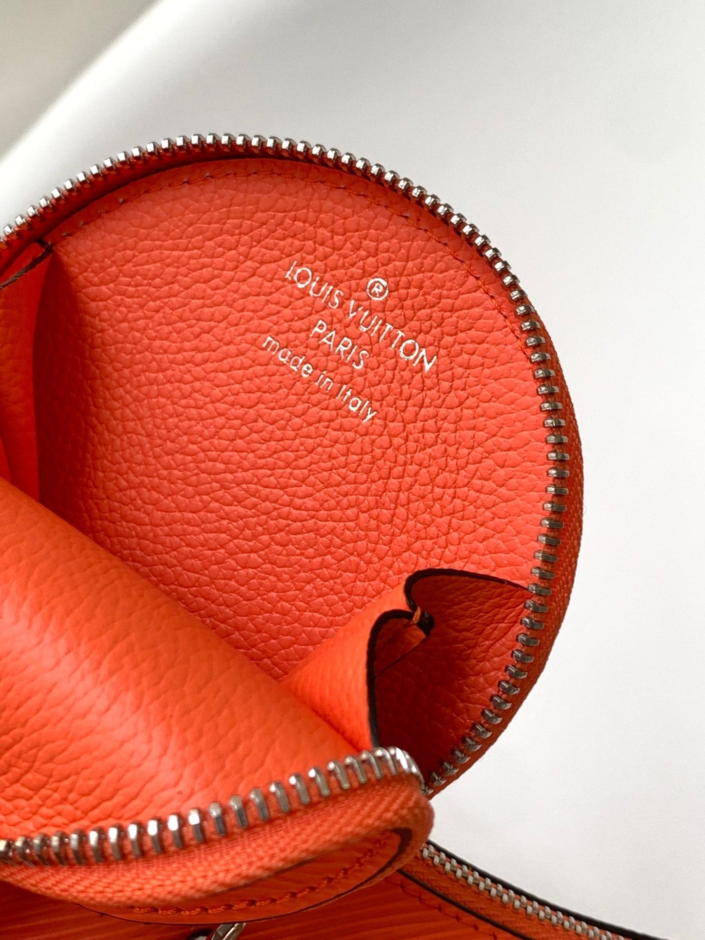 MARELLINI 19 ORANGE EPI GRAINED LEATHER