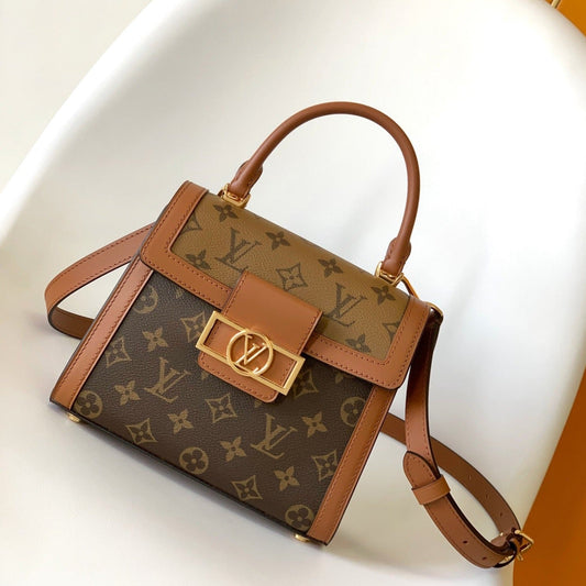 DAUPHINE CAPITALE 17.5 MONOGRAM CANVAS