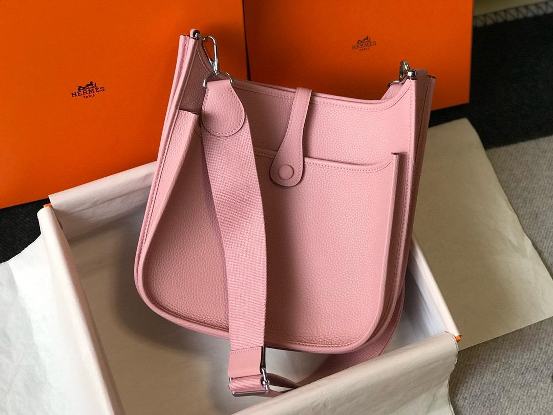 HM Evelyne 29 Togo Bag Pink