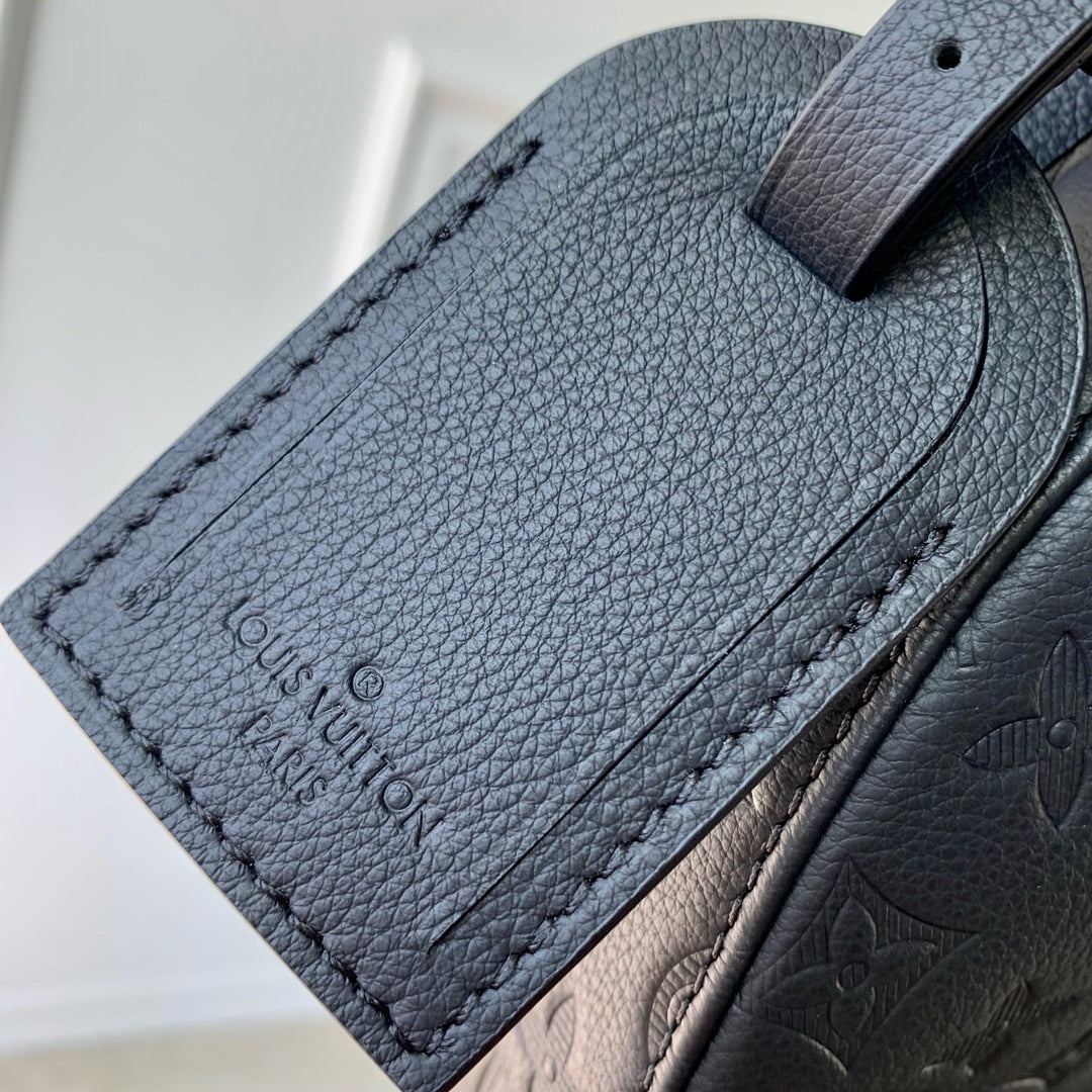 HAMAC BAG 28 IN BLACK MONOGRAM SHADOW