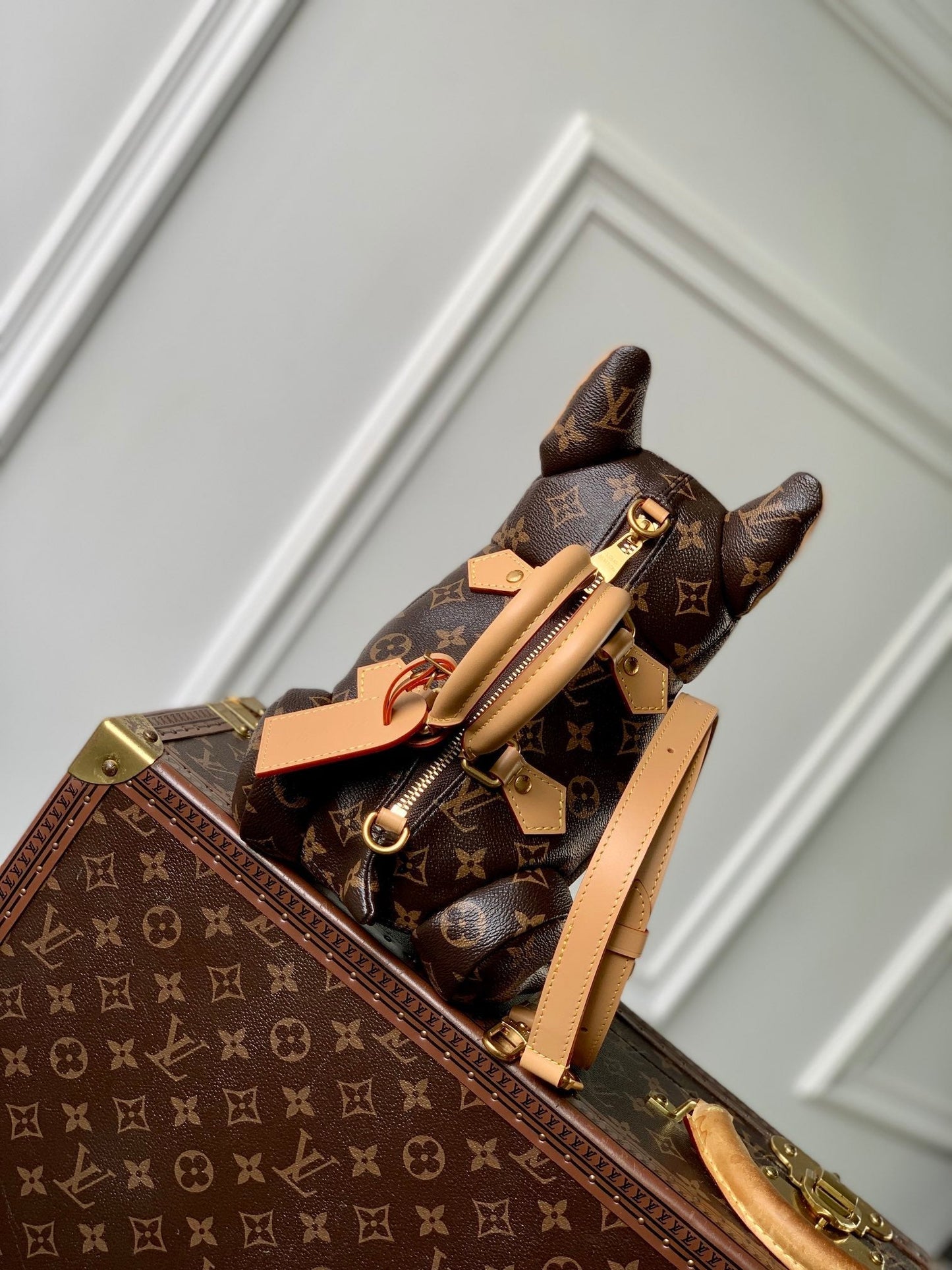 POOCH BAG 28 IN BROWN MONOGRAM CANVAS