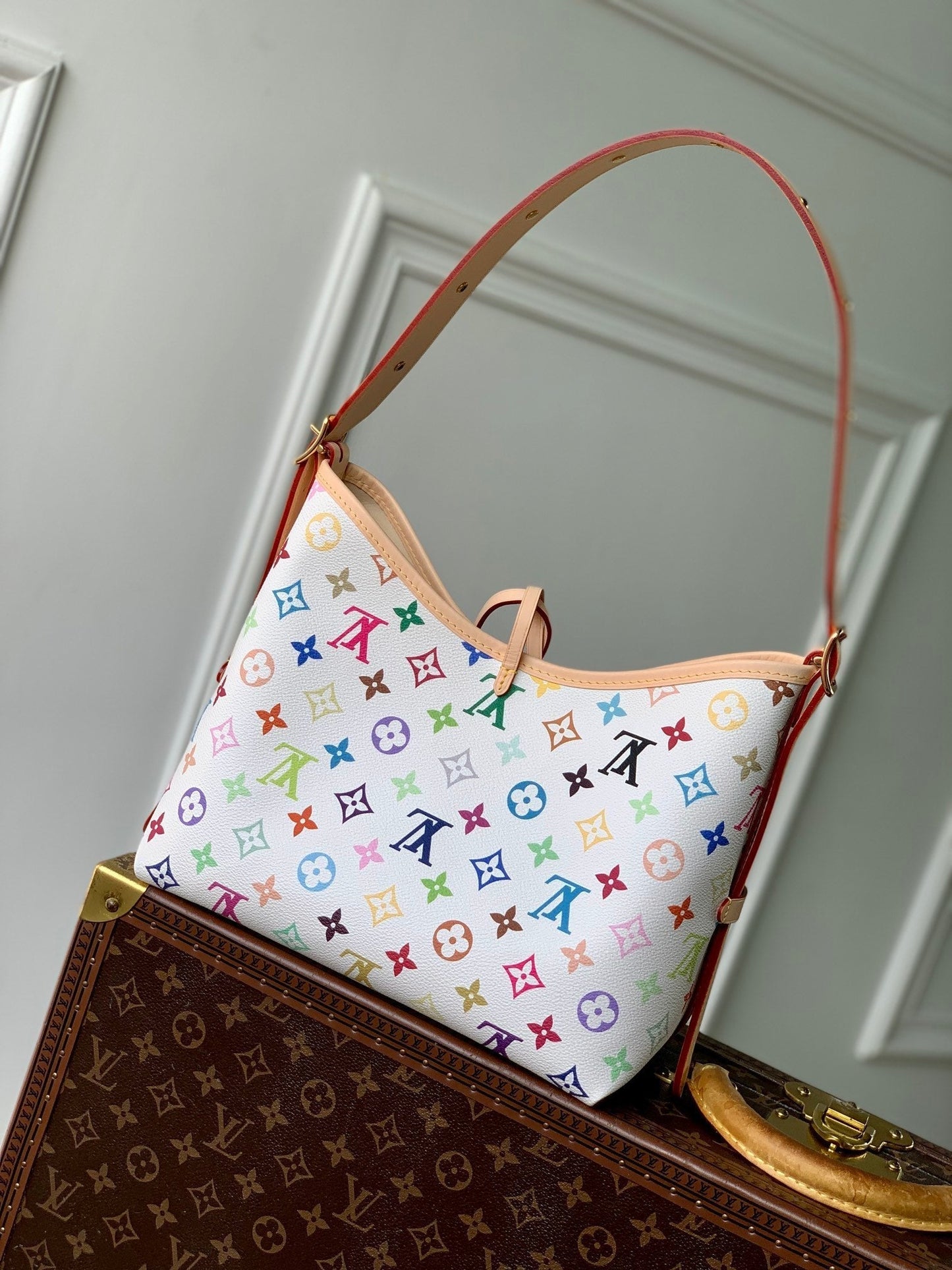 CARRYALL PM 29 IN MULTICOLOR MONOGRAM CANVAS